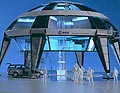 ESA Vista notturna della SpaceHouse