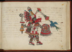 Libro de la vida que los Yndios (Codex Magliabechianum), XVII secolo, manoscritto cartaceo con disegni a penna e ad acquerello (Biblioteca Centrale Nazionale, Firenze) 