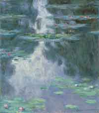 Claude Monet, Ninfee, 1907, olio su tela, 92 x 81 cm, Museum of Fine Arts, Houston 