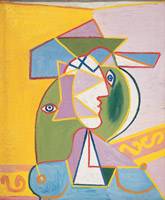 Pablo Picasso Donna con cappello / Woman in a Hat, 17 luglio 1934 Olio su tela, 73 x 60 cm Hirshhorn Museum and Sculpture Garden, Smithsonian Institution, lascito Joseph H. Hirshhorn, 1981